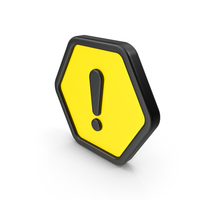 Warning Exclamation Mark Octagon Sign PNG & PSD Images