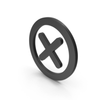 Wrong Icon Black PNG & PSD Images