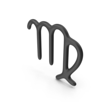 Black Virgo Sign PNG & PSD Images
