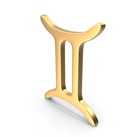 Gold Twins Sign PNG & PSD Images
