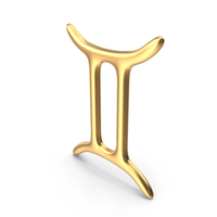 Gold Twins Sign PNG & PSD Images