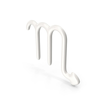 White Scorpion Sign PNG & PSD Images