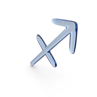 Glass Sagittarius Sign PNG & PSD Images