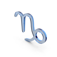 Glass Capricorn Sign PNG & PSD Images