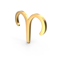 Aries Gold PNG & PSD Images