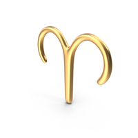 Aries Gold PNG & PSD Images