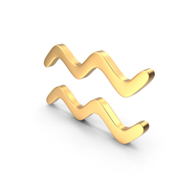 Aquarius Gold PNG & PSD Images