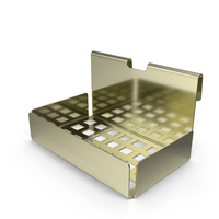 Hanging Bathroom Storage Box Stainless Steel Taupe PNG & PSD Images