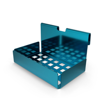 Hanging Bathroom Storage Box Stainless Steel Blue PNG & PSD Images