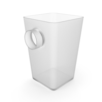 Wall Mounted Cup In White Polypropylene PNG & PSD Images