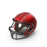 Red American Football Helmet PNG & PSD Images