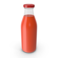 Tomato Juice Bottle PNG & PSD Images