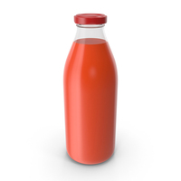 Tomato Juice Bottle PNG & PSD Images