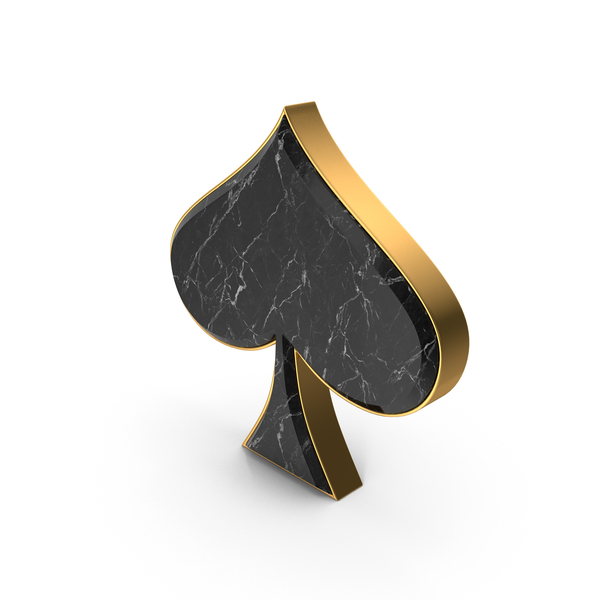 Spade Card Suit Stone PNG & PSD Images