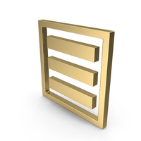 Gold Thumbnail Icon PNG & PSD Images