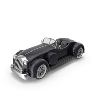 Black Classic Convertable Car PNG & PSD Images