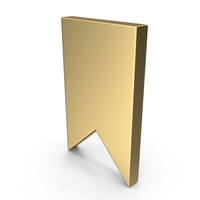 Bookmark Golden Icon PNG & PSD Images