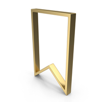 Bookmark Golden Label PNG & PSD Images
