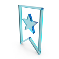 Bookmark Star Glass Icon PNG & PSD Images