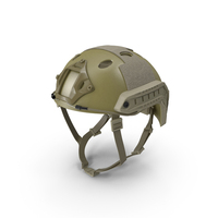 Airsoft Khaki Tactical Helmet PNG & PSD Images