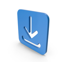 Square Download Icon PNG & PSD Images