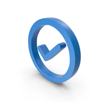 Tick Mark In Circle Symbol PNG & PSD Images