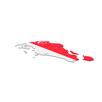 Singapore Map PNG & PSD Images