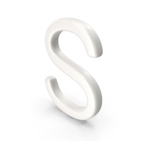 Porcelain Letter S PNG & PSD Images