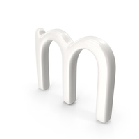 Porcelain Alphabet M PNG & PSD Images