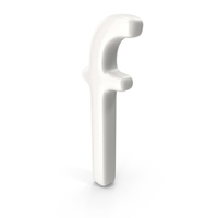 Porcelain Alphabet F PNG & PSD Images