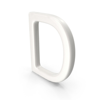 Porcelain Letter D PNG & PSD Images