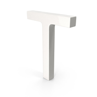 Porcelain Letter T PNG & PSD Images