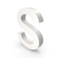 Porcelain Letter S PNG & PSD Images