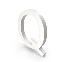 Porcelain Letter Q PNG & PSD Images