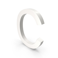 Porcelain Letter C PNG & PSD Images