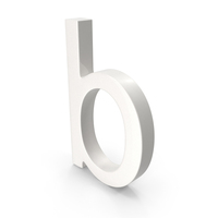 Porcelain Alphabet B PNG & PSD Images