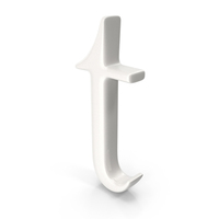 Porcelain Alphabet T PNG & PSD Images