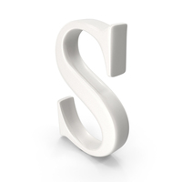 Porcelain Letter S PNG & PSD Images
