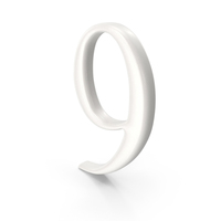 Porcelain Number 9 PNG & PSD Images