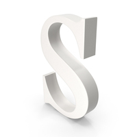 Porcelain Letter S PNG & PSD Images