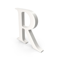 Porcelain Letter R PNG & PSD Images