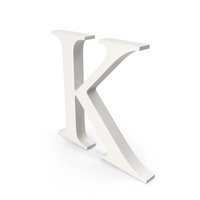 Porcelain Letter K PNG & PSD Images