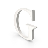 Porcelain Letter G PNG & PSD Images