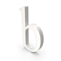 Porcelain Alphabet B PNG & PSD Images