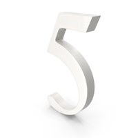 Porcelain Number 5 PNG & PSD Images