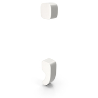 Porcelain Semicolon Symbol PNG & PSD Images