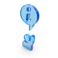 User With Raised Hand Information Web PNG & PSD Images