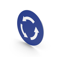Spanish Roundabout Sign PNG & PSD Images