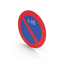 Spanish Sign No Parking In The First Half Of The Month PNG & PSD Images