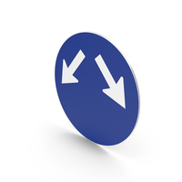 Spanish May Pass On Either Side Sign PNG & PSD Images